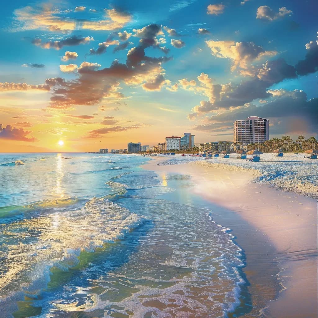 Clearwater Beach, Florida shoreline